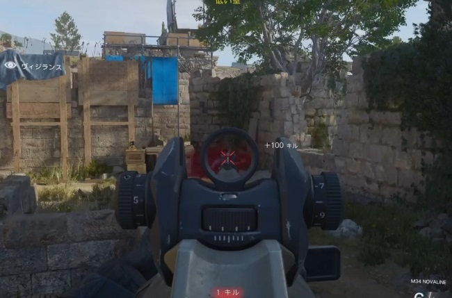 COD BO7のガランドコンバーションのアイアンサイト